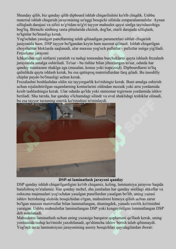 DSP ISHLAB CHIQARISH TEXNOLOGIYASI VA BOSQICHLARI 8