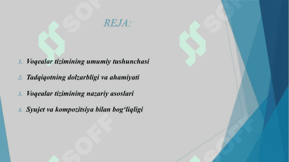 VOQEALAR TIZIMI 2