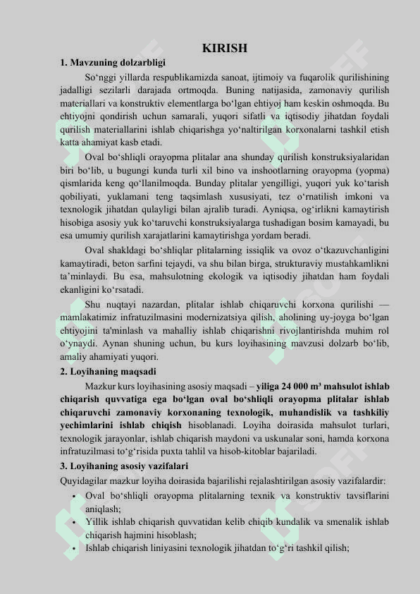 Oval boshliqli plita ishlab chiqarish 2