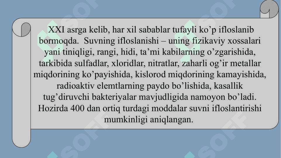 Suv hayot manbai (ochiq dars) 8