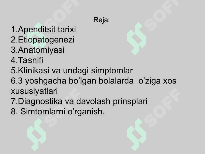 3 yoshgacha bo’lgan bolalarda O`tkir appenditsit 2