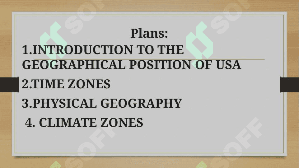 The geographical position of USA 2