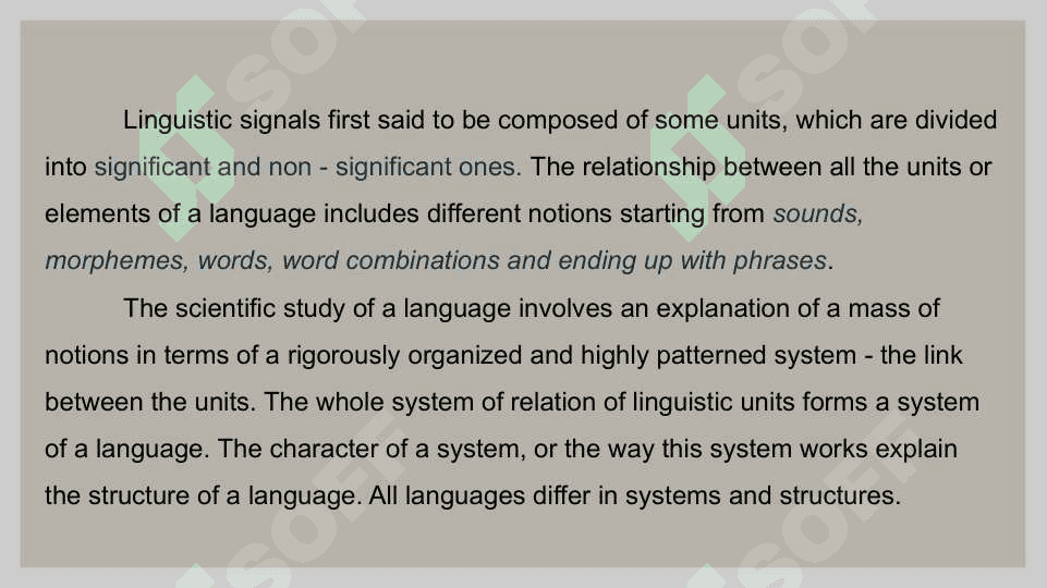 Phonetics as a branch of linguistics. 5