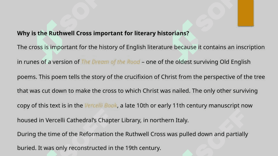 Old English Written Records and Phonetics 6
