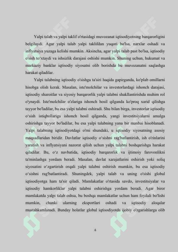 Yalpi talab va yalpi taklif 5