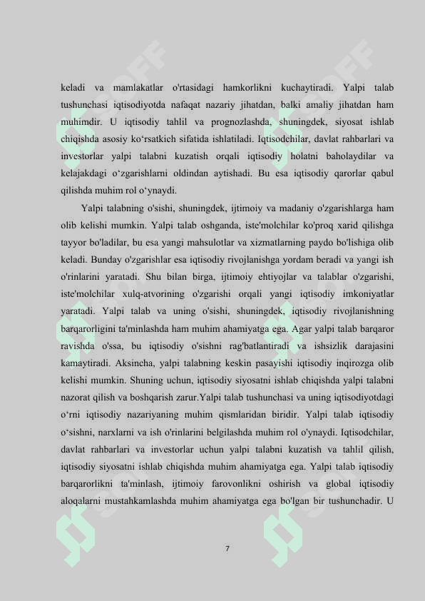 Yalpi talab va yalpi taklif 6