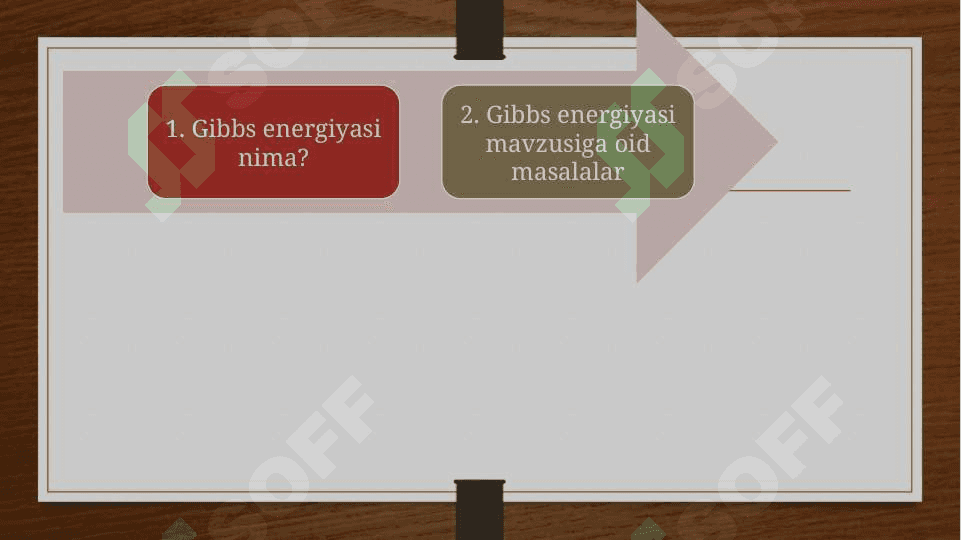 Gibbs energiyasi 2