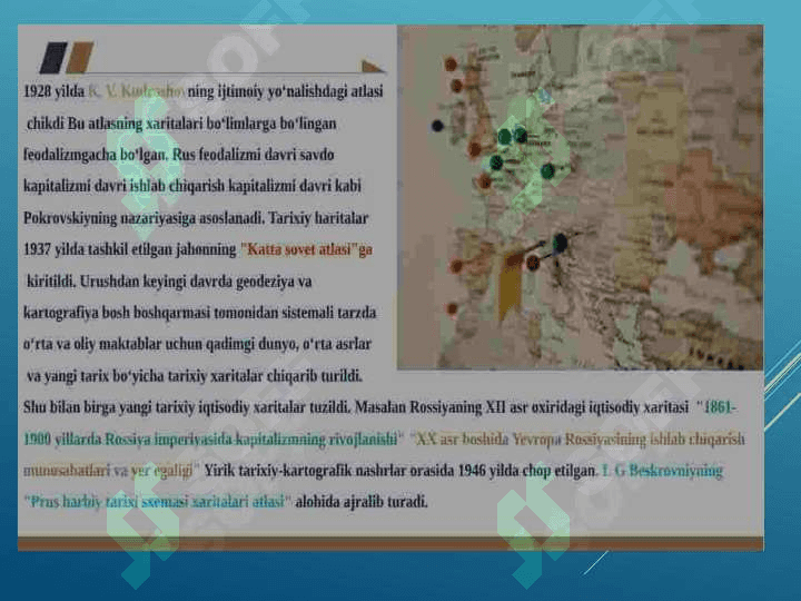 Tarixiy kartografiyaning shakllanishi va taraqqiyoti 4