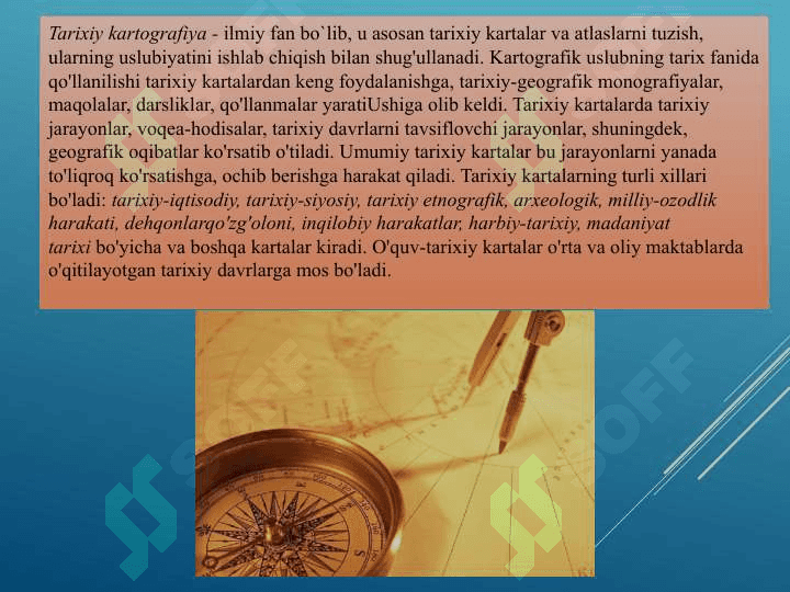 Tarixiy kartografiyaning shakllanishi va taraqqiyoti 5