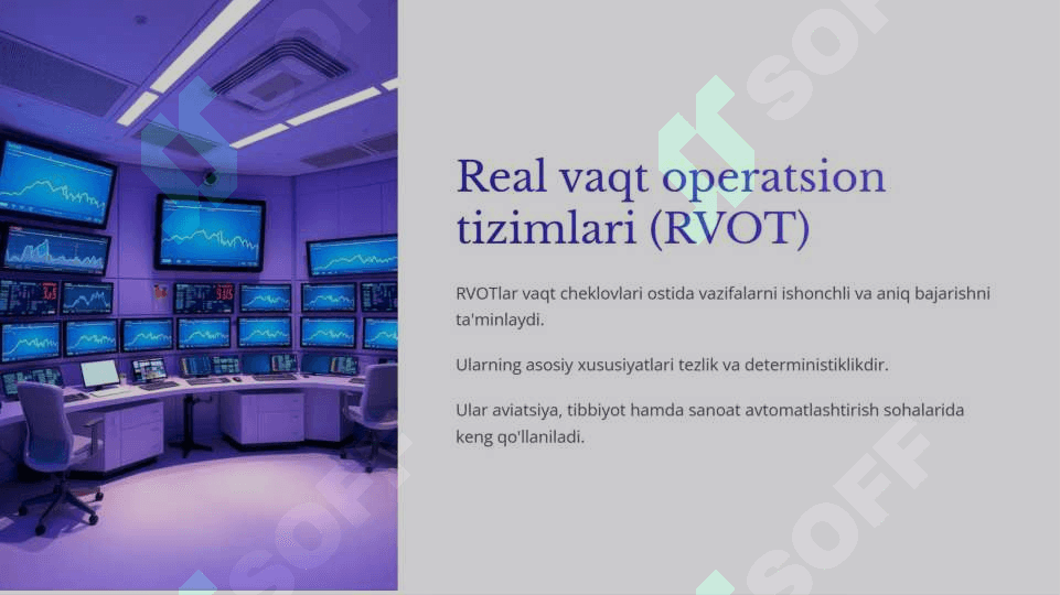 Real-vaqt operatsion tizimlari 3