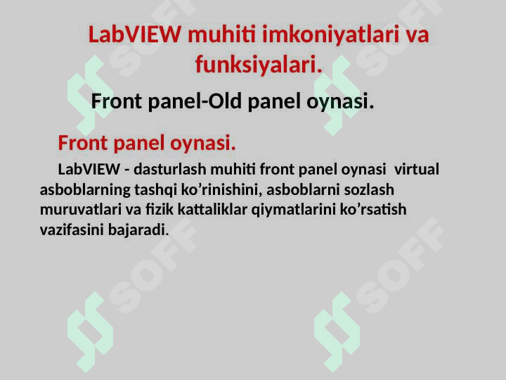 LabVIEW muhitida modellashtirish 3