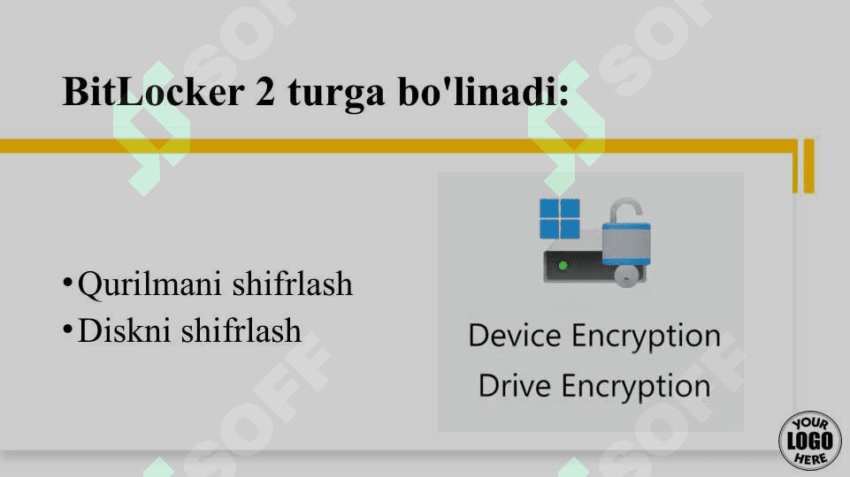 Windows Bitlocker dasturi 5