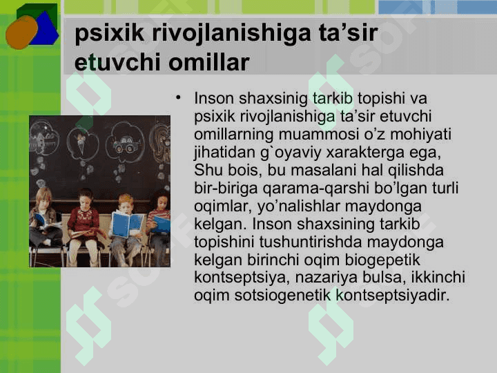 Ijtimoiy muhitni shahs rivojlanishiga tasiri 4