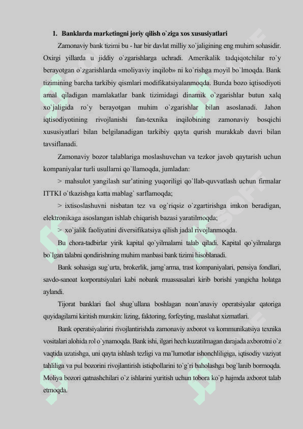 BANK MARKETINGI 4