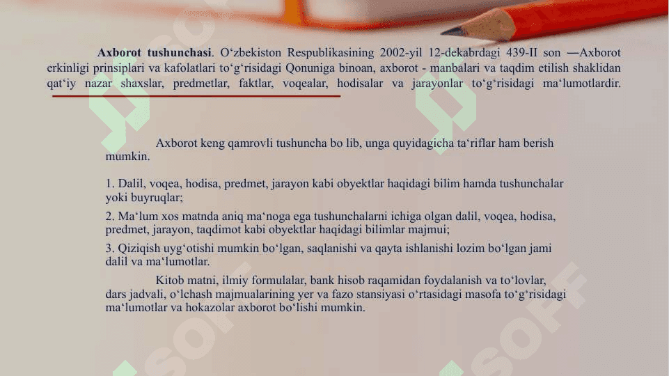 QURILISHDA AХBОRОT TЕХNОLОGIYALARINING TASNIFI 2