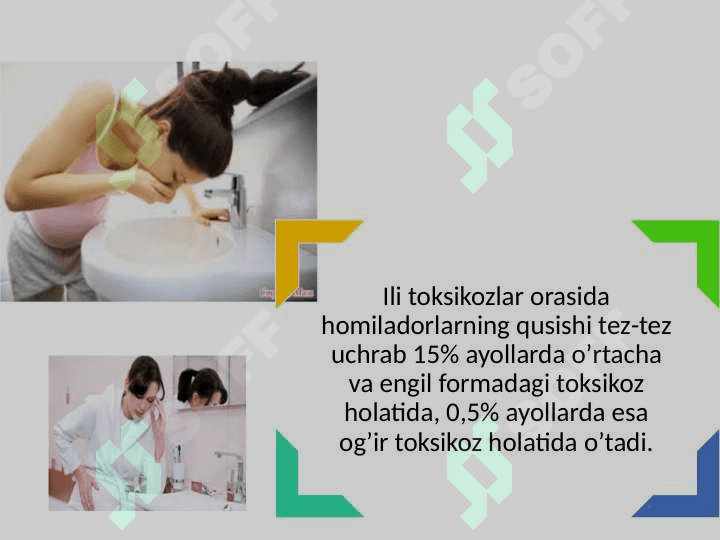 Homiladorlik ilk toksikozlari. 5