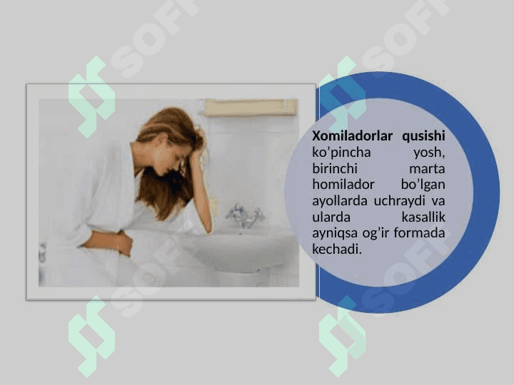 Homiladorlik ilk toksikozlari. 6