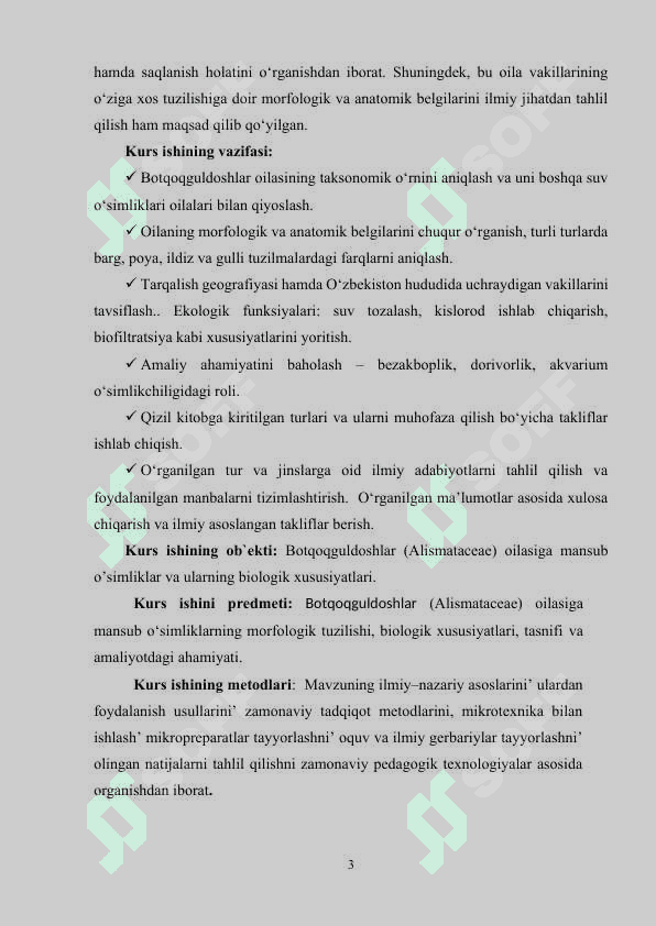 BOTQOQGULDOSHLAR OILASI 3