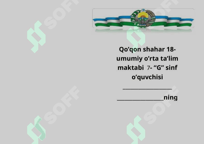 boshlang'ich sinflar uchun daftar betliklar 4