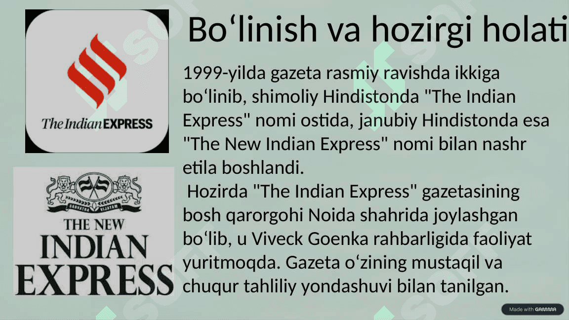 The-Indian-Express gazetasi tarixi 4
