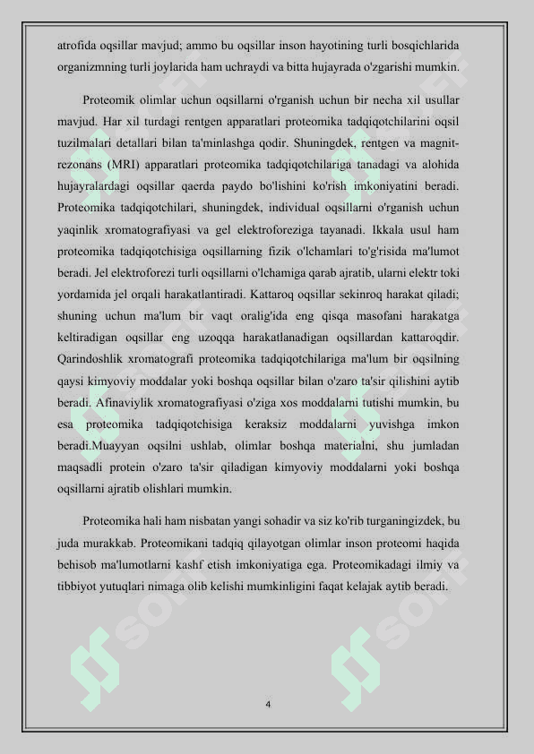 Proteomika usullari 4