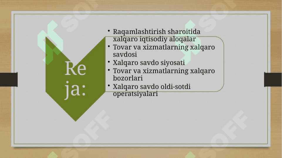 Xalqaro savdo 2