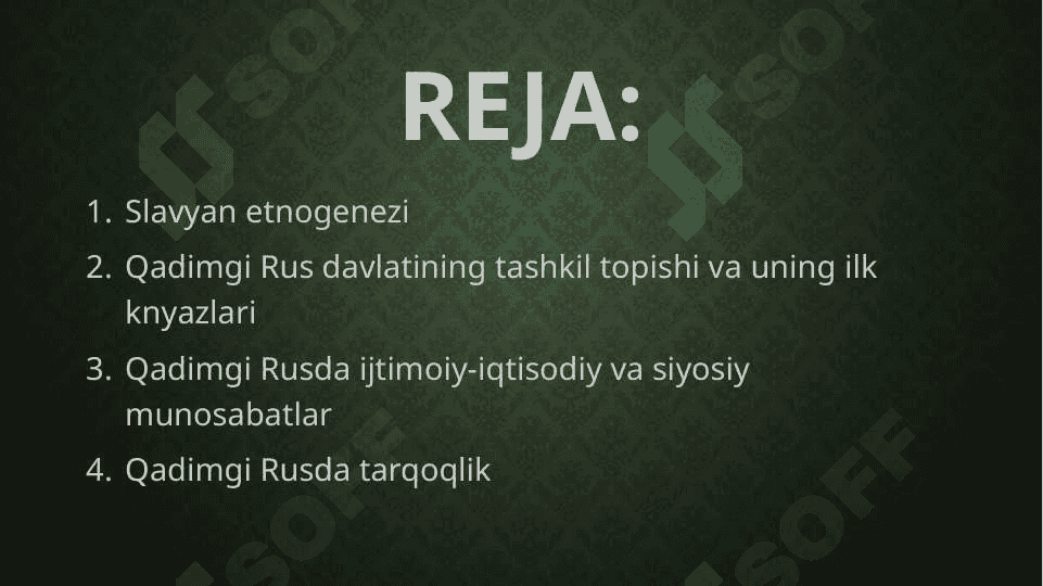 Qadimgi Rus jamoasining evolyutsiyasi 2