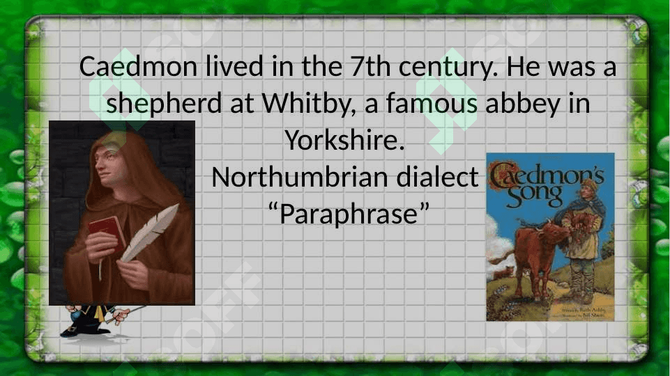 THE LITERATURE OF THE 7TH - 13TH CENTURIES 4