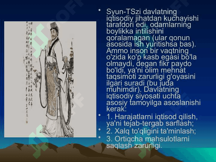 Qadimgi xitoydagi iqtisodiy g’oyalar 4