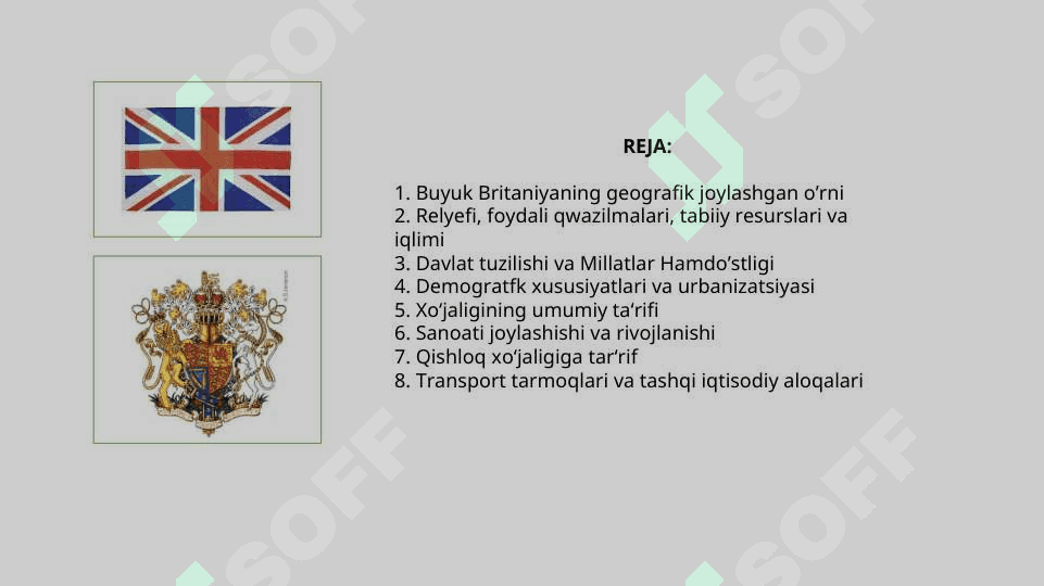 BUYUK BRITANIYA Slayd ishi 2