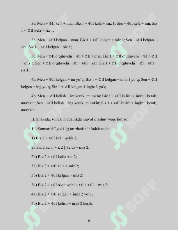 Kesim va uning o'zbek tilshunosligidagi tadqiqi 8