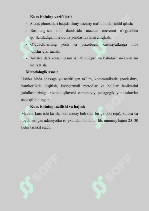 BOSHLANGʻICH SINFDA MEN, SEN, U VA ULAR MAVZUSINI OʻRGANISH 3