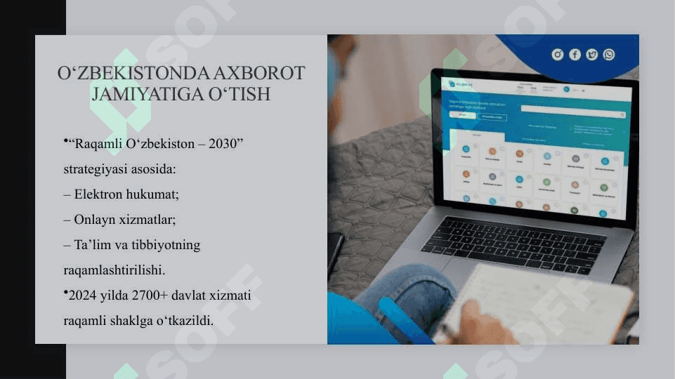 Axborotni jamiyatda tutgan o‘rni va ahamiyati 7