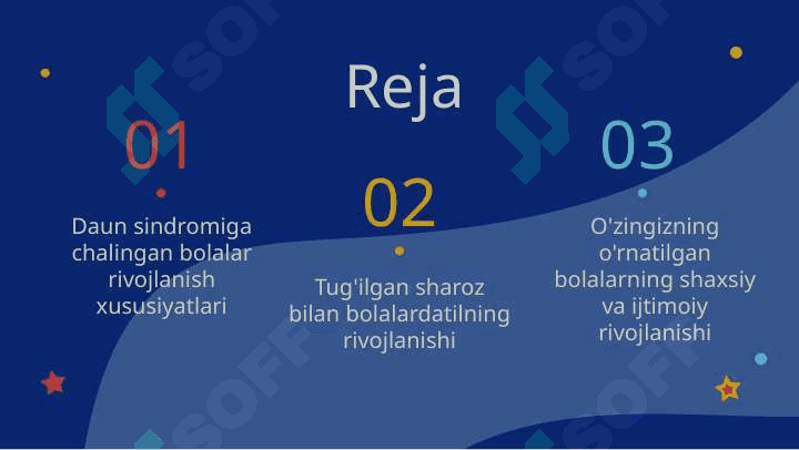Daun sindromiga chalingan bolalar rivojlanish xususiyatlari 2