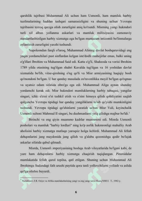 MUHAMMAD ALI DAVRIDA MISRNING TASHQI SIYOSATI 5