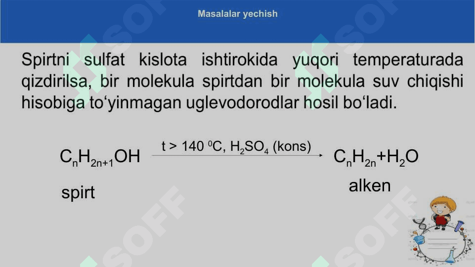 Alkenlarga doir masala va mashqlar yechish 6