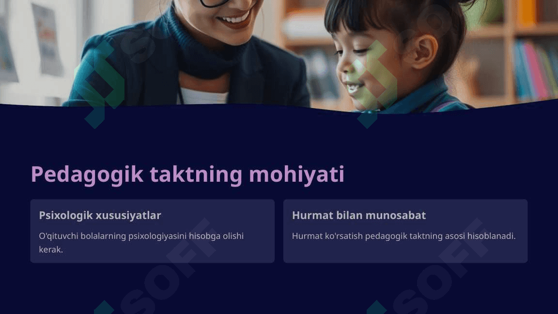 Pedagogik taktni qo‘llash shartlari 2