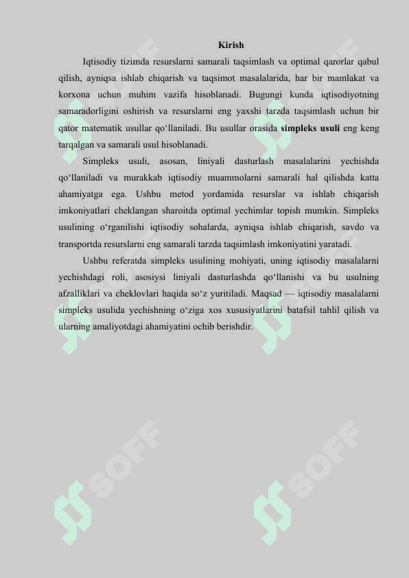 Iqtisodiy masalalarni simpleks usulda yechish 3