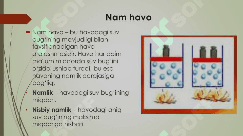 Nam havoning termodinamikasi 2