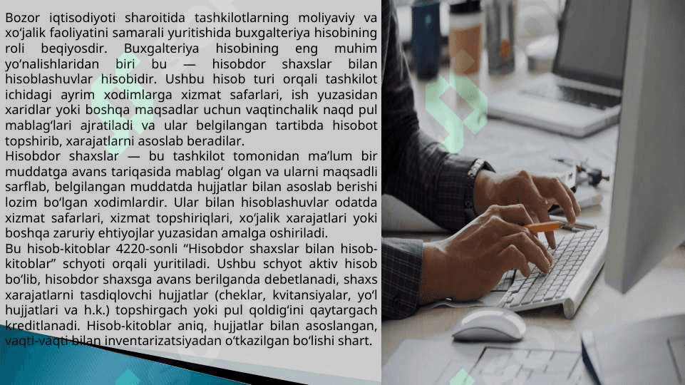 Hisobdor shaxslar bilan hisoblashuvlar hisobi.ppt 2