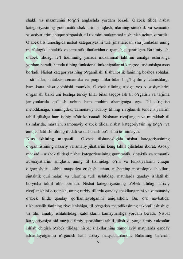 O'zbek tilshunosligida nisbat kategoriyasining o'rganilishi  K.docx 5