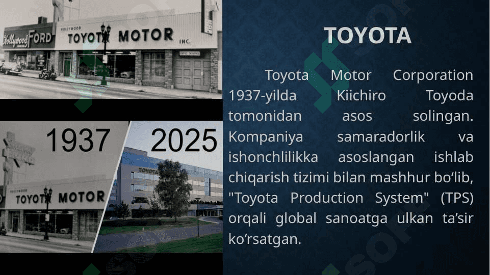 Mersedez-Benz, Toyoto va Volvo kompaniyalarining qiyosiy tahlili 5