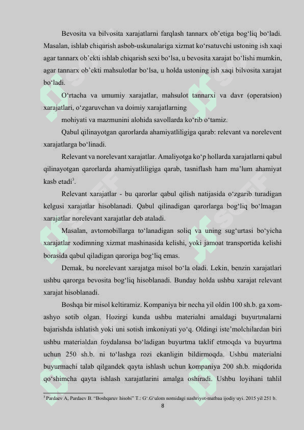 XARAJATLARNI TURKUMLASH VA ULARNING HISOBI.docx 8