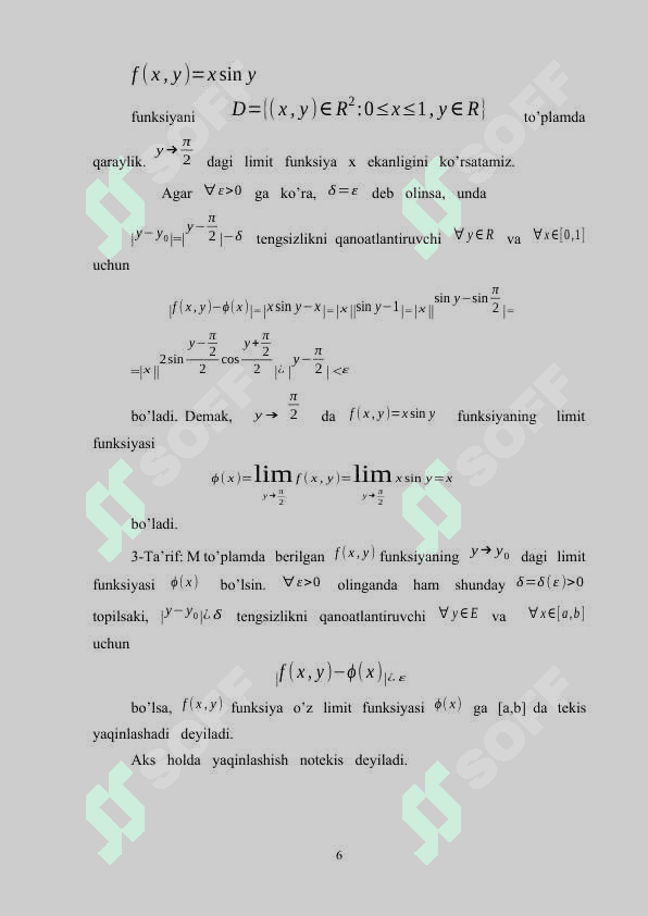 PARAMETRGA BOG’LIQ INTEGRALLAR VA ULARNING FUNKSIONAL XOSSALARI.docx 5