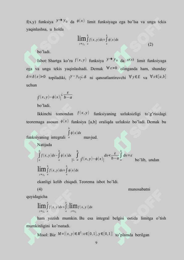 PARAMETRGA BOG’LIQ INTEGRALLAR VA ULARNING FUNKSIONAL XOSSALARI.docx 8