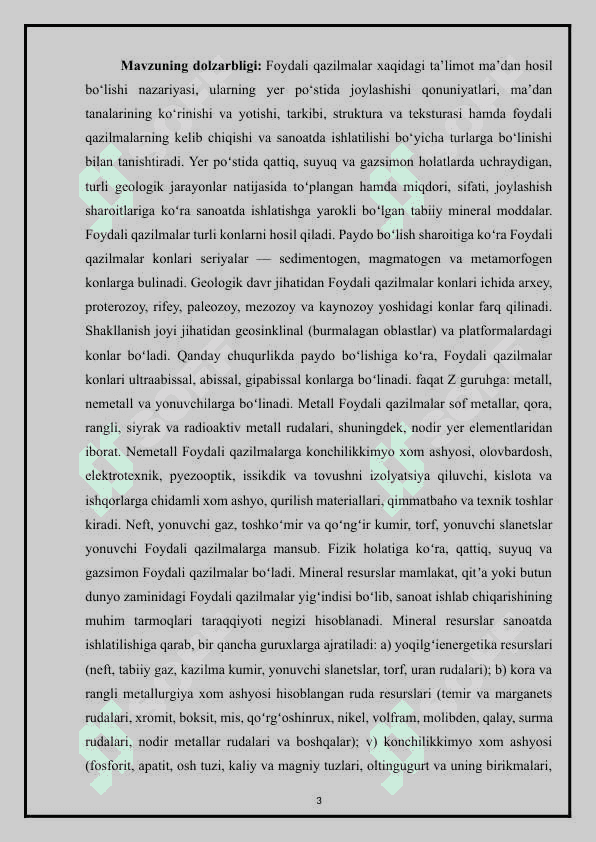 JAHON FOYDALI QAZILMALAR GEOGRAFIYASI.docx 3