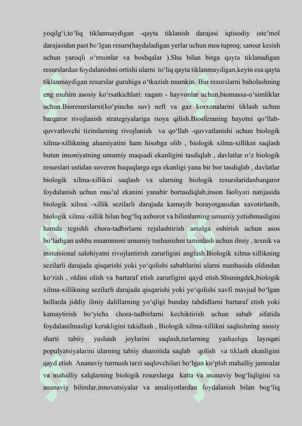 JAHONNING BIOLOGIK RESURSLARI 6