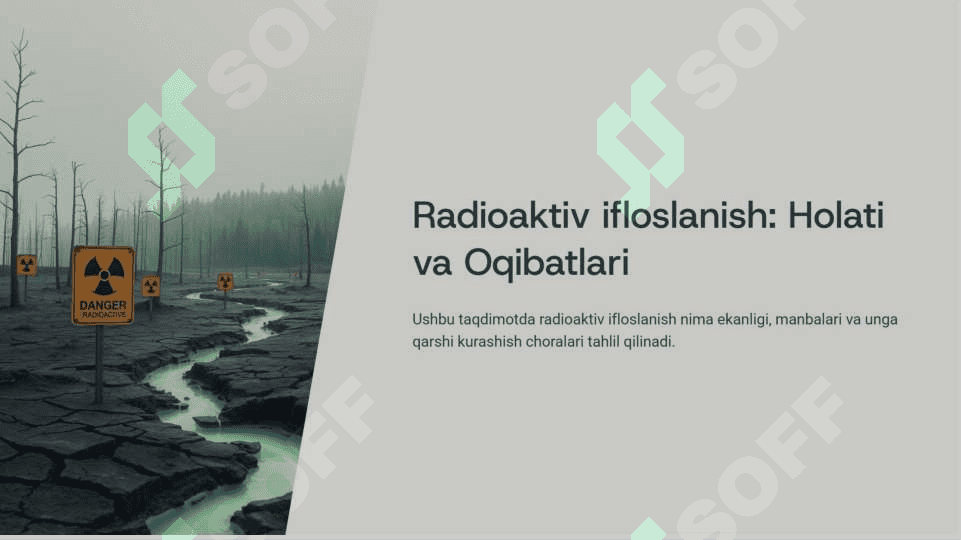 Radiaktiv ifloslanish xolati 3