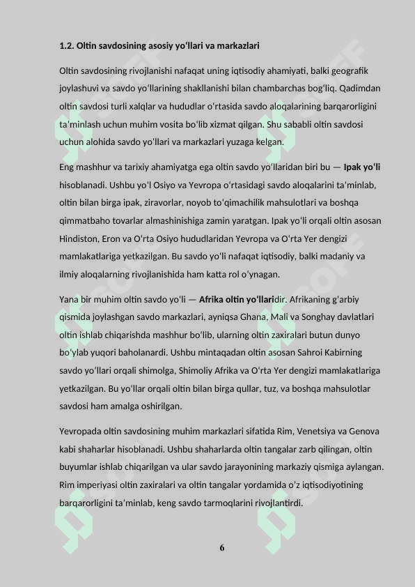 JAHONDA OLTIN SAVDOSI VA ULARNING XUSUSIYATLARI 6