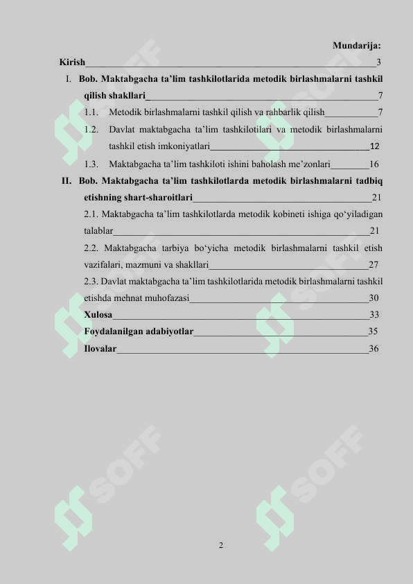 metodik birlashmalarni tashkil etish imkoniyatlari 2